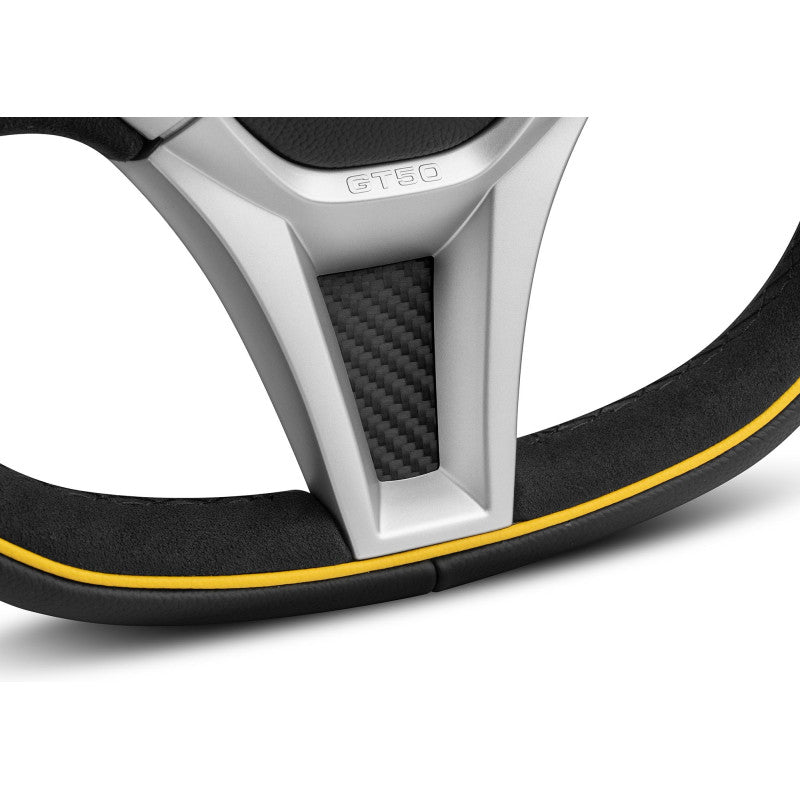 MOMO GT-50 2.0 Black & Yellow Edition Steering Wheel Car Builder Solutions