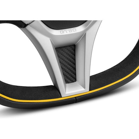 MOMO GT-50 2.0 Black & Yellow Edition Steering Wheel Car Builder Solutions