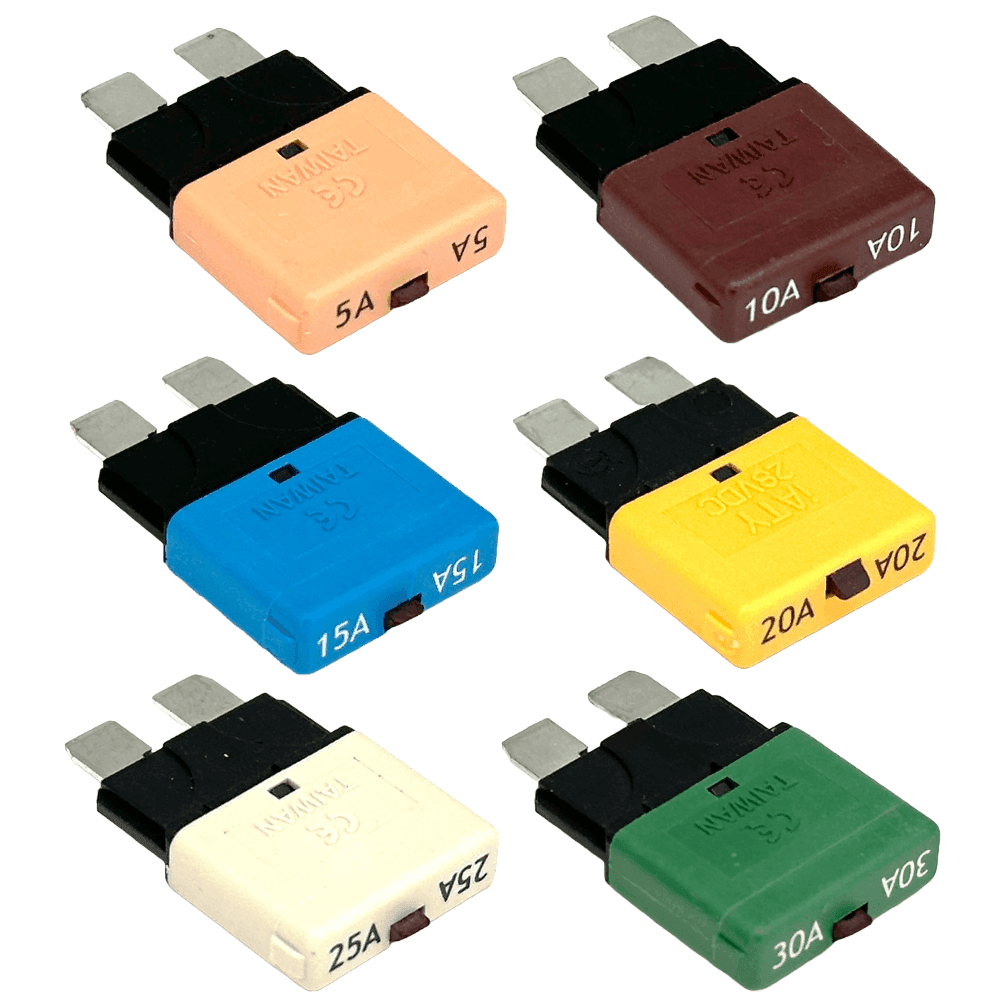Resettable Standard Fuses / Circuit Breakers – Car Builder Solutions