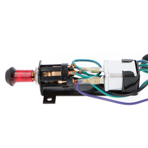 Push Pull Hazard Switch KIT Black - Car Builder Solutions