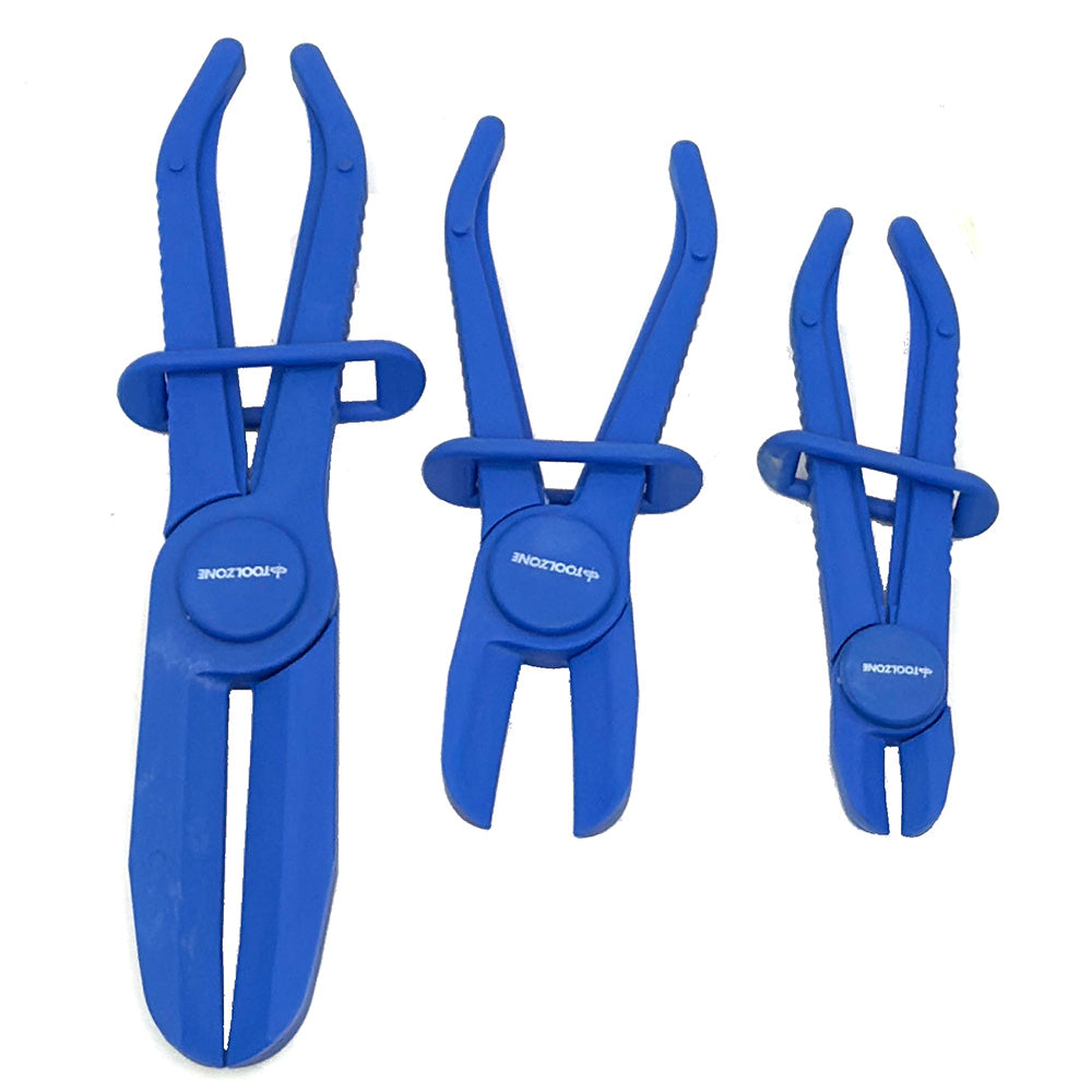 3 Piece Locking Clamping Pliers Set For Flexible Hoses