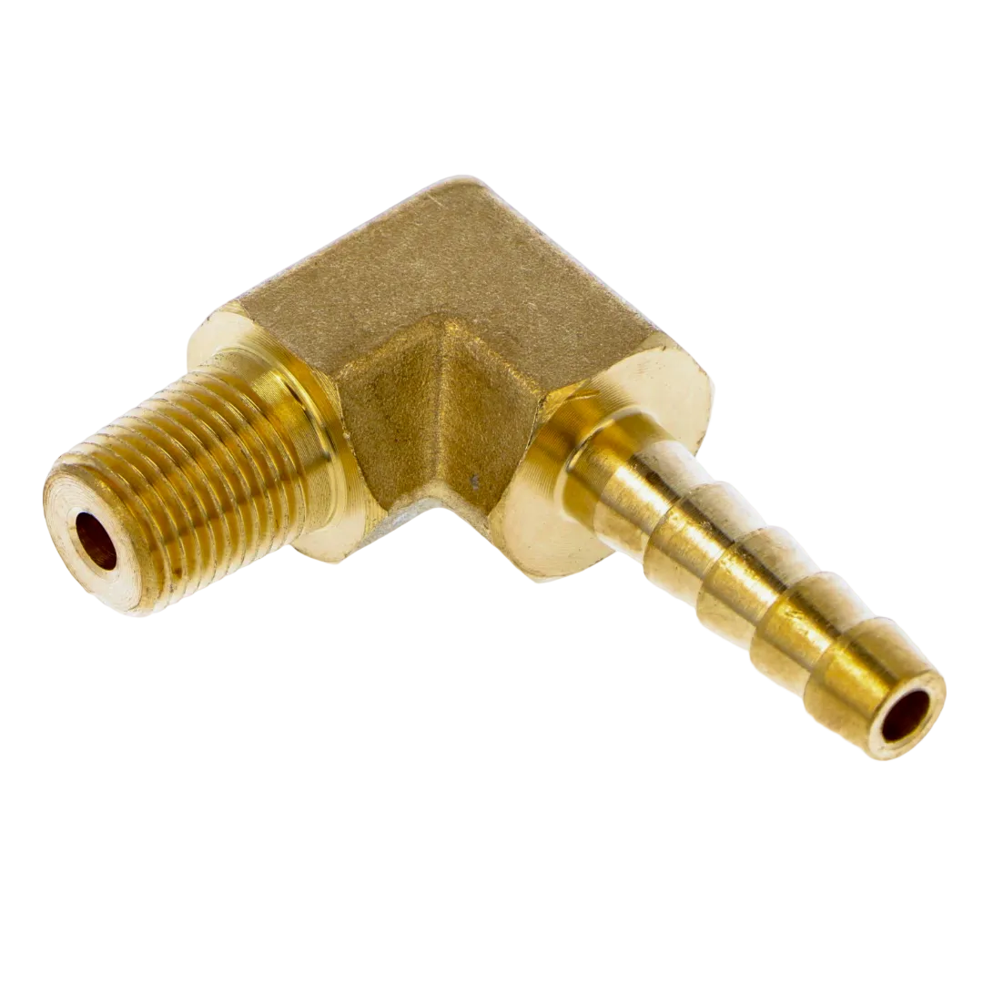 90 Degree Brass 6mm Hosetail 1/8 NPT - Car Builder Solutions