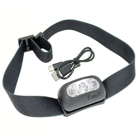 3 Watt LED White/Red Rechargeable Headband Lamp