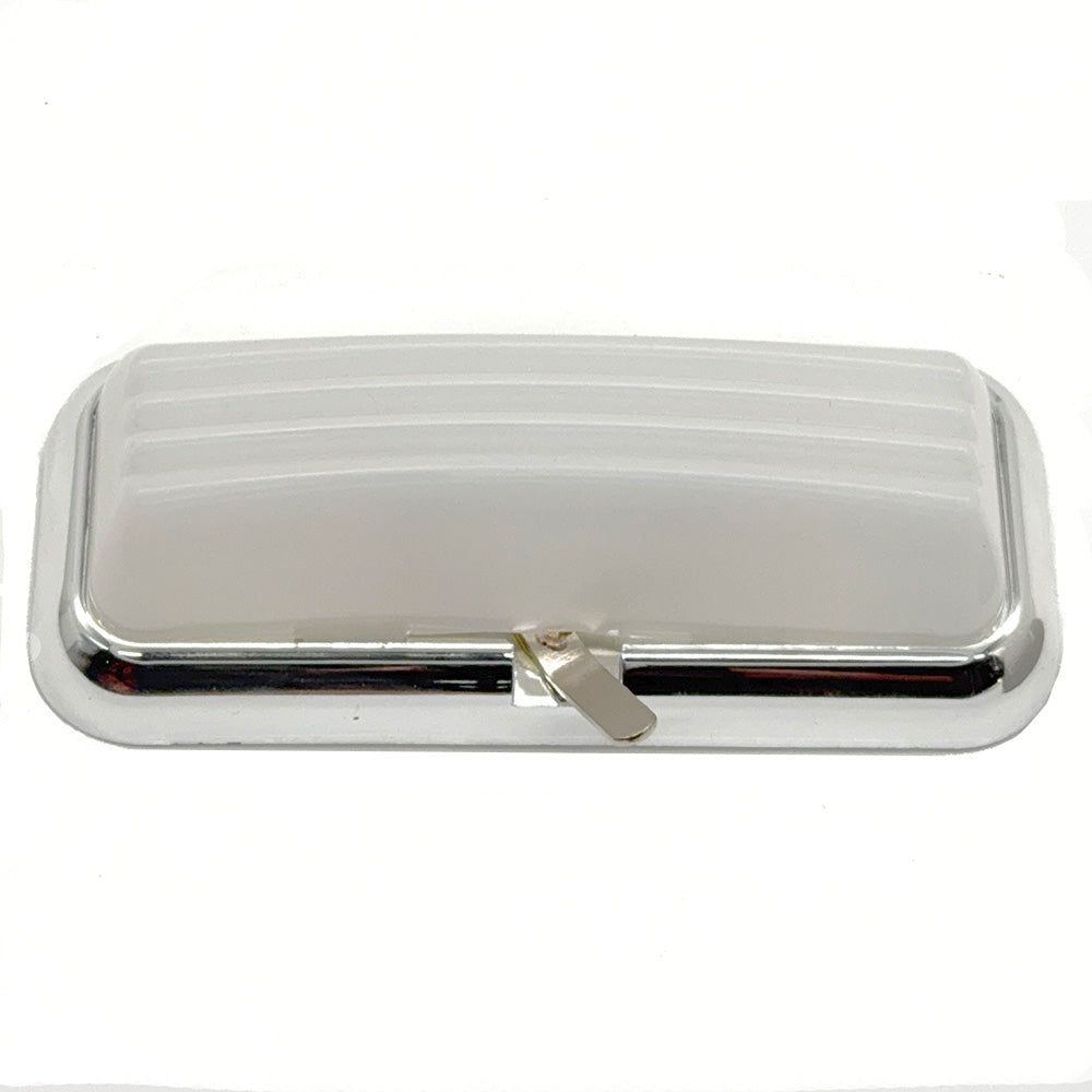 Grey or Chrome Frame Switched Interior Light 108 mm