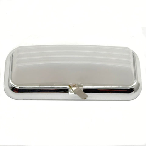 Grey or Chrome Frame Switched Interior Light 108 mm