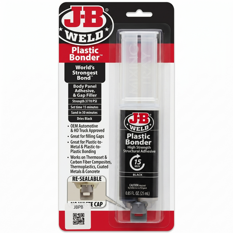JB WELD Black Two Part Plastic Bonder