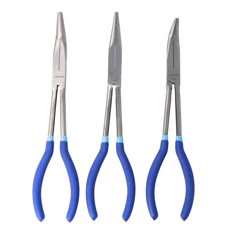 LONG NOSE PLIERS PACK OF THREE LNPPAK
