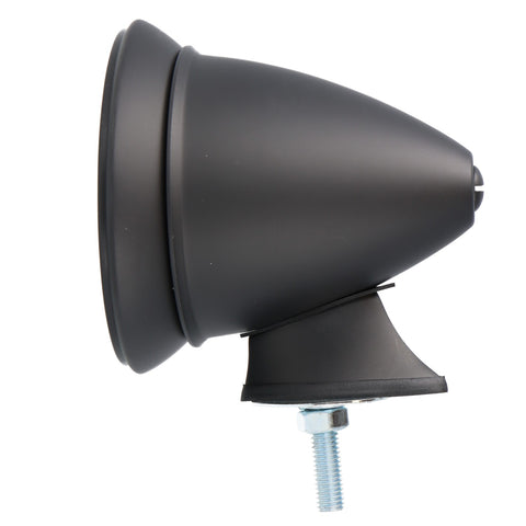 Classic Bullet Mirror Satin Black Aluminium - Car Builder Solutions