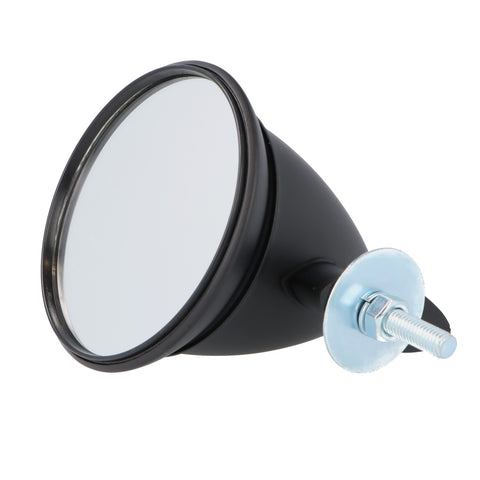 Classic Bullet Mirror Satin Black Aluminium - Car Builder Solutions