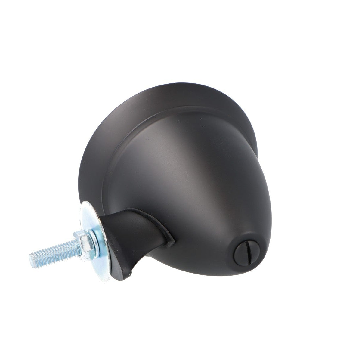 Classic Bullet Mirror Satin Black Aluminium - Car Builder Solutions