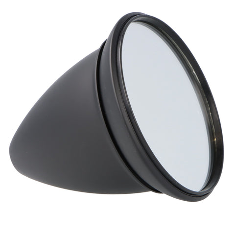 Classic Bullet Mirror Satin Black Aluminium - Car Builder Solutions