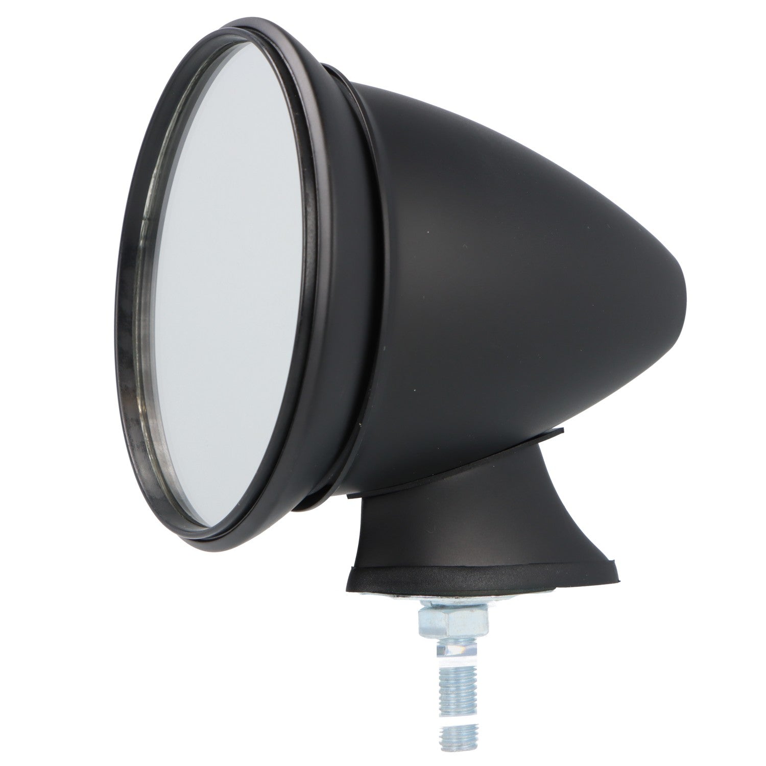 Classic Bullet Mirror Satin Black Aluminium - Car Builder Solutions