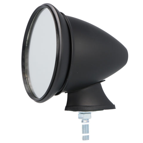 Classic Bullet Mirror Satin Black Aluminium - Car Builder Solutions