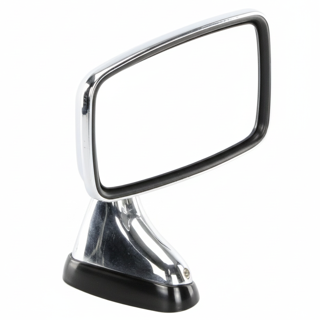Stainless and Chrome Wing or Door Mirror 145mm Pair