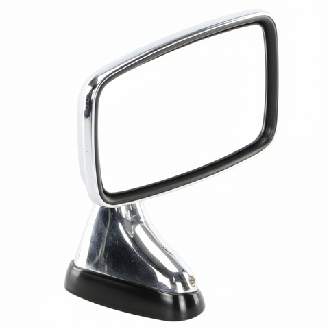 Stainless and Chrome Wing or Door Mirror 145mm Pair
