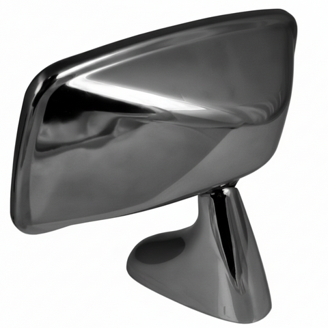 Stainless and Chrome Wing or Door Mirror 145mm Pair