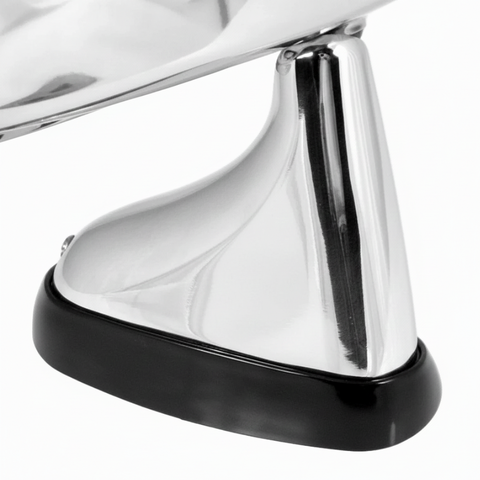 Stainless and Chrome Wing or Door Mirror 145mm Pair