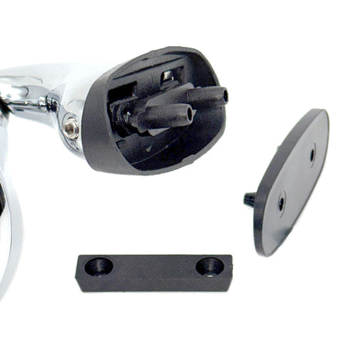 Chrome Bullet Door Mirrors Handed