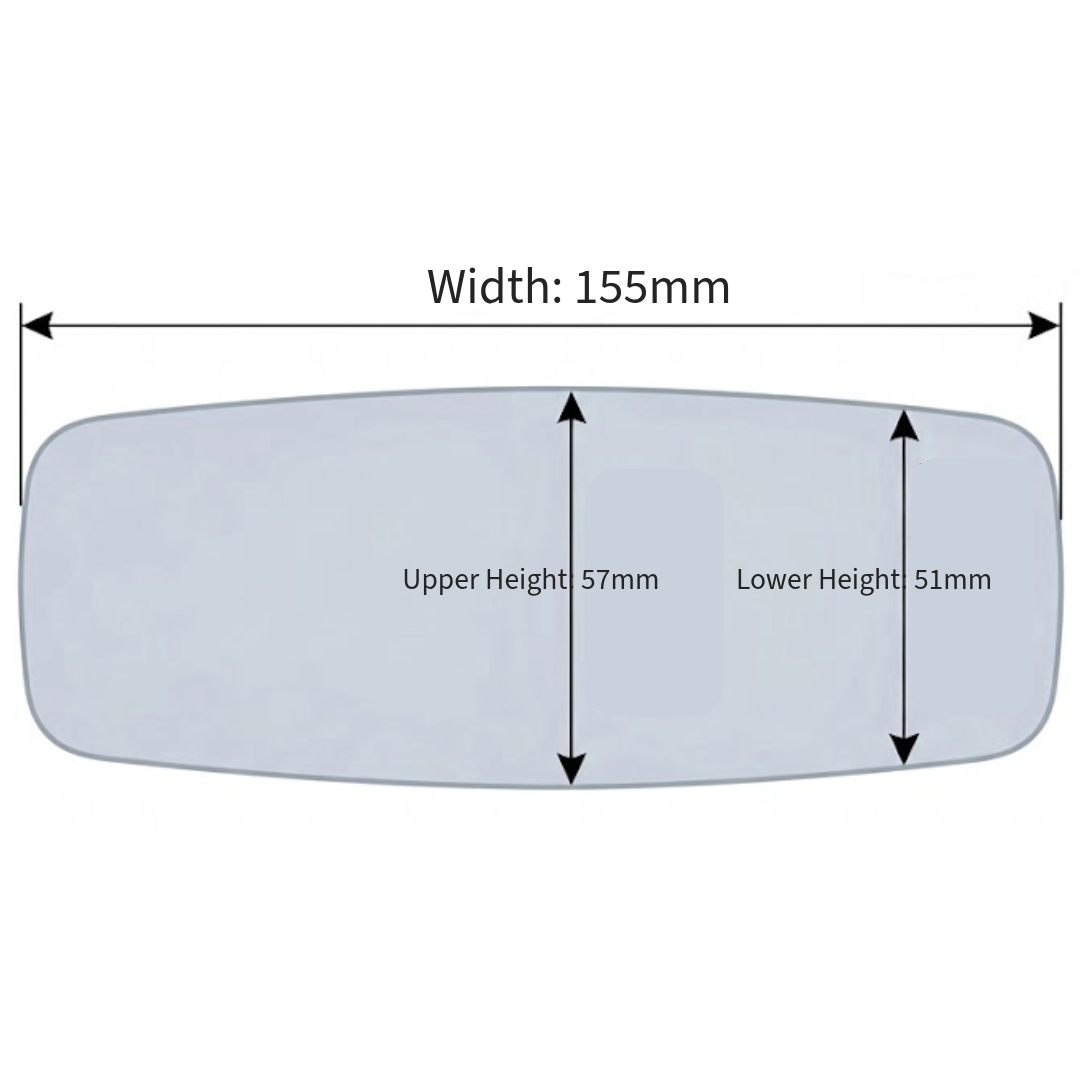 Gold Rod Mounted Sliding Clamp Interior Mirror - Car Builder Solutions