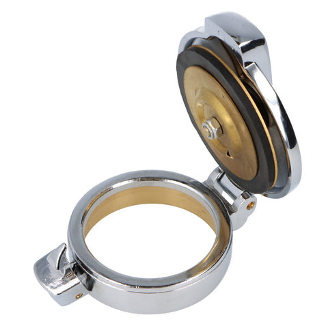 75mm Large Chrome Monza Fuel Cap - Car Builder Solutions