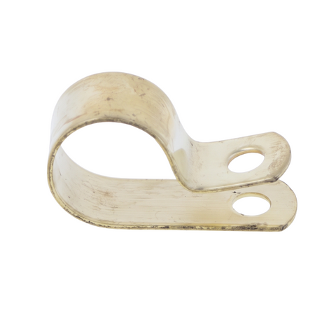 Brass 'P' Clips Pack of 5 - 8 Sizes