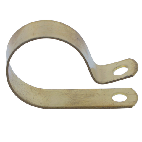 Brass 'P' Clips Pack of 5 - 8 Sizes