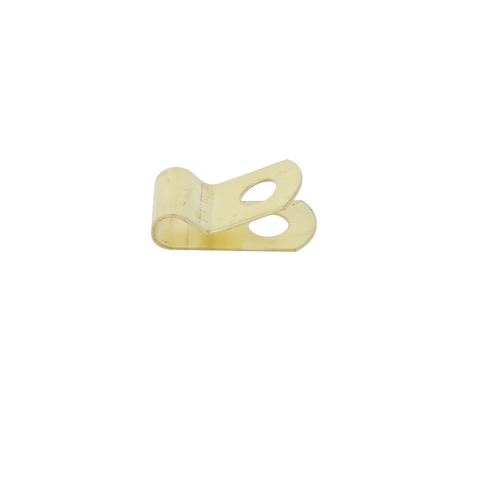 Brass 'P' Clips Pack of 5 - 8 Sizes