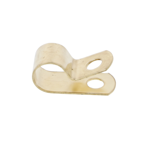 Brass 'P' Clips Pack of 5 - 8 Sizes