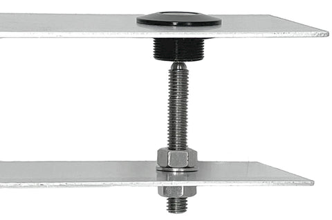 30mm Black Push Button Release Latch Pair