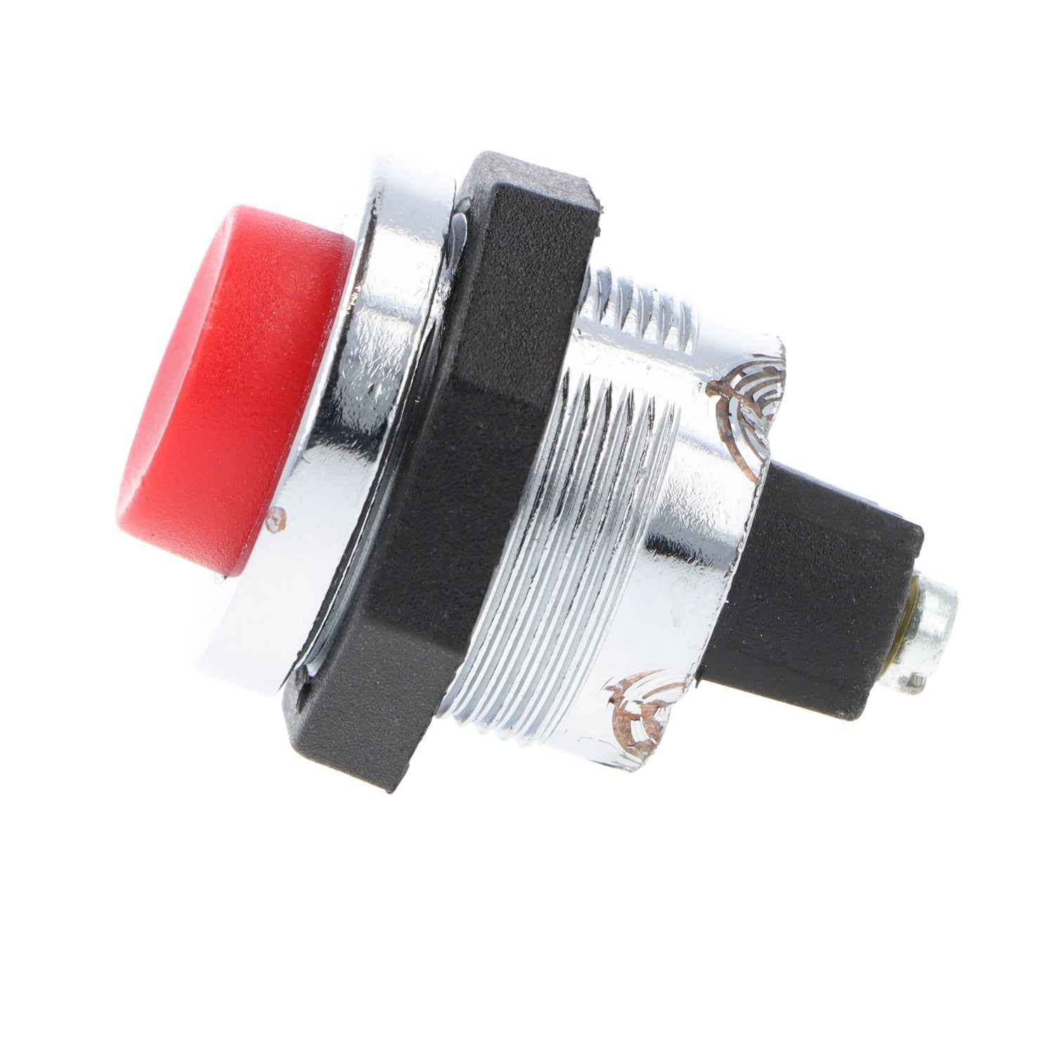 Push Button Red & Chrome - Car Builder Solutions