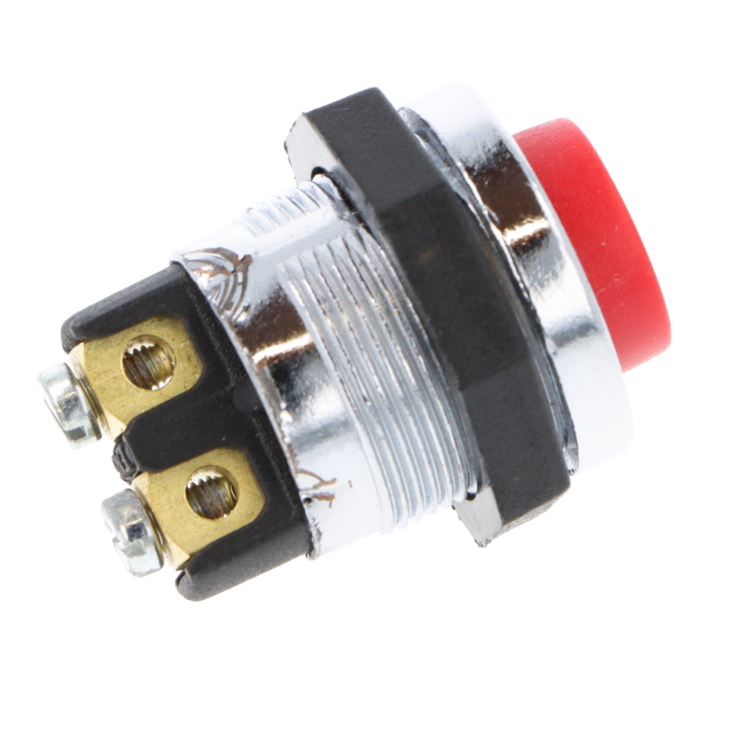 Push Button Red & Chrome - Car Builder Solutions