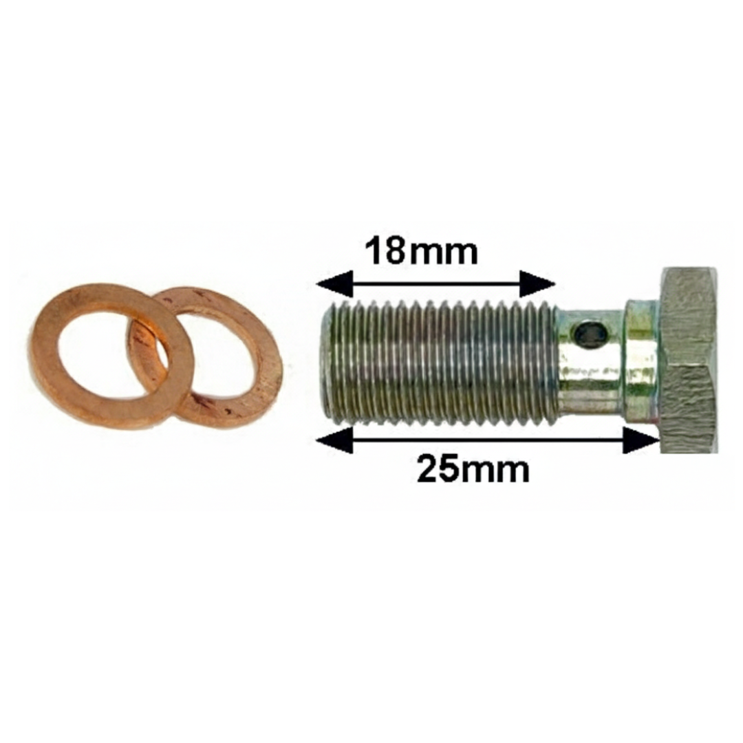 Banjo Bolt 3/8" UNF 25mm Long