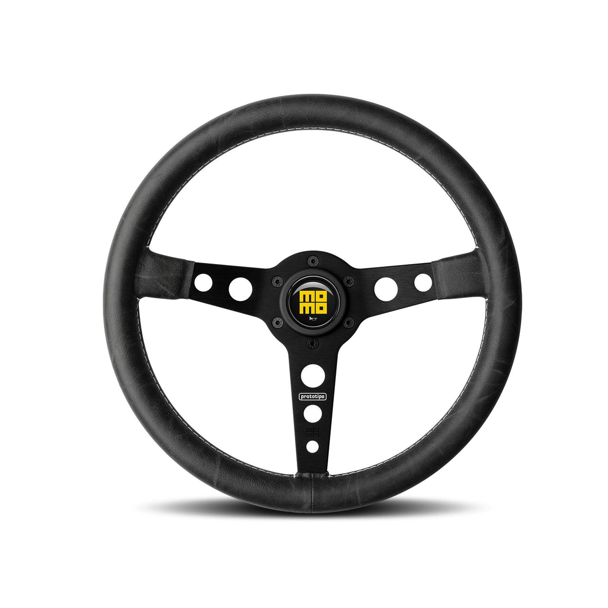 MOMO Prototipo Heritage 350mm Leather Steering Wheel - Classic