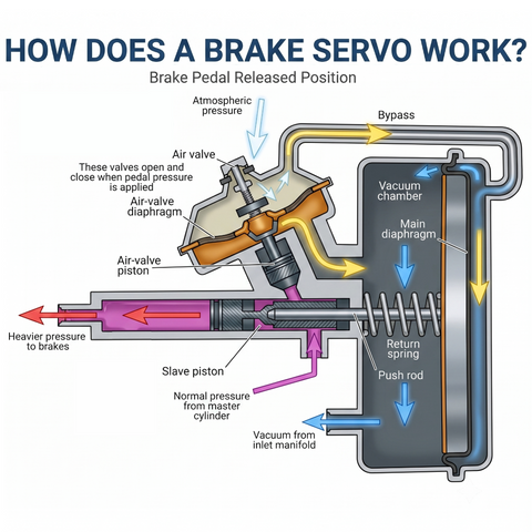 Compact Single Circuit Remote Brake Servo - Car Builder Solutions