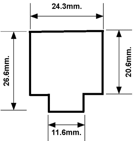 Single Relay Plug with Terminals