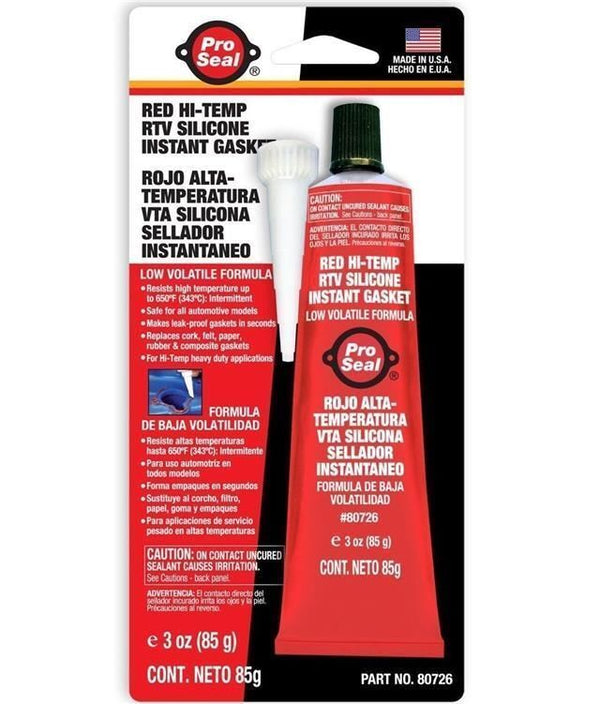 High Temp RTV Silicone Gasket 85gms – Car Builder Solutions