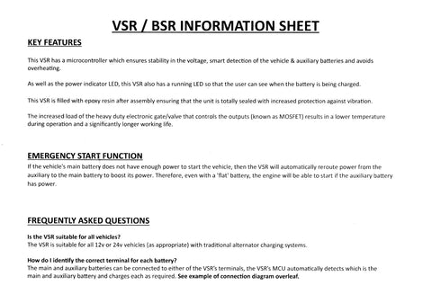 140 Amp Voltage Sensitive Split Charge Relay