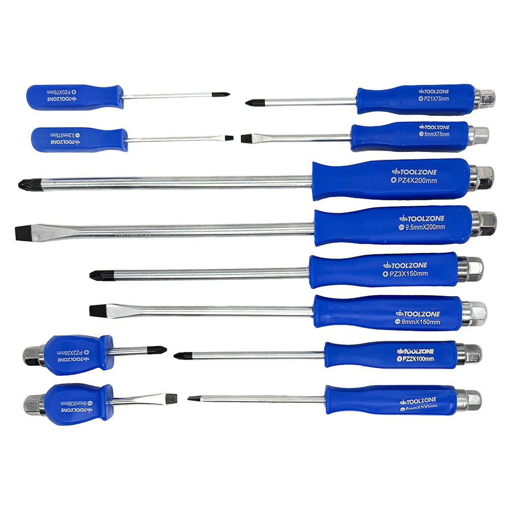 12 Piece Heavy Duty Engineers Screwdriver Set