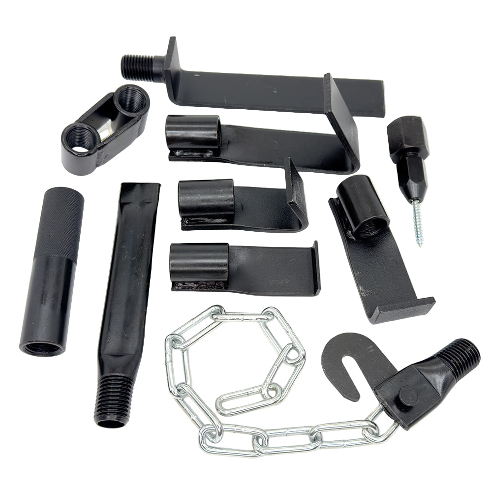 13 Lbs Slide Hammer 13LBS Slide Hammer Dent Puller Kit – 18-Piece Auto Body Repair Set With Bearing & Axel Tools – Blue/White Dent Puller Bridge - Foto 9