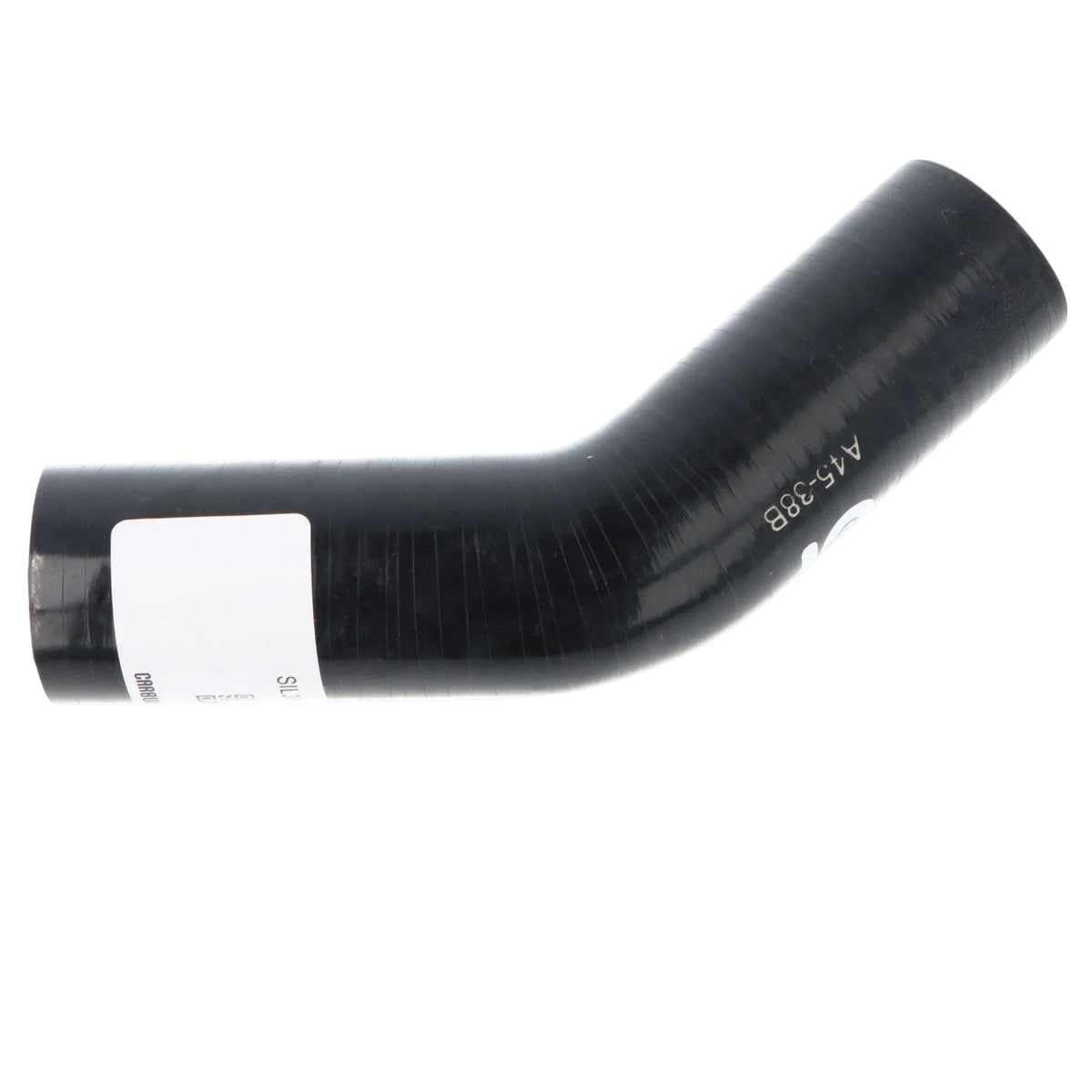 Black 38mm (1 1/2") ID 45 Degree Elbow With 4In Legs - Car Builder Solutions