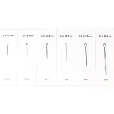 Split Pin Pack Of 500 - Car Builder Solutions