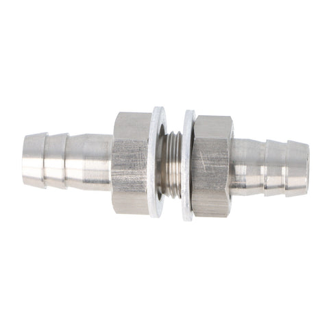 STAINLESS STEEL STRAIGHT BULKHEAD JOINER FOR 10mm HOSES Car Builder Solutions