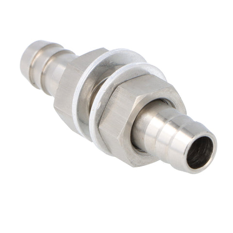 STAINLESS STEEL STRAIGHT BULKHEAD JOINER FOR 10mm HOSES Car Builder Solutions