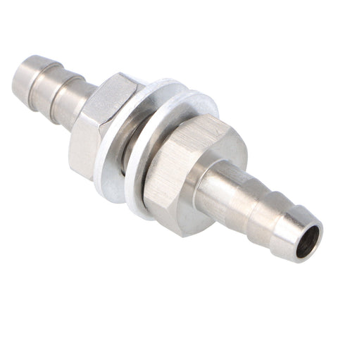 STAINLESS STEEL STRAIGHT BULKHEAD JOINER FOR 8mm HOSES Car Builder Solutions