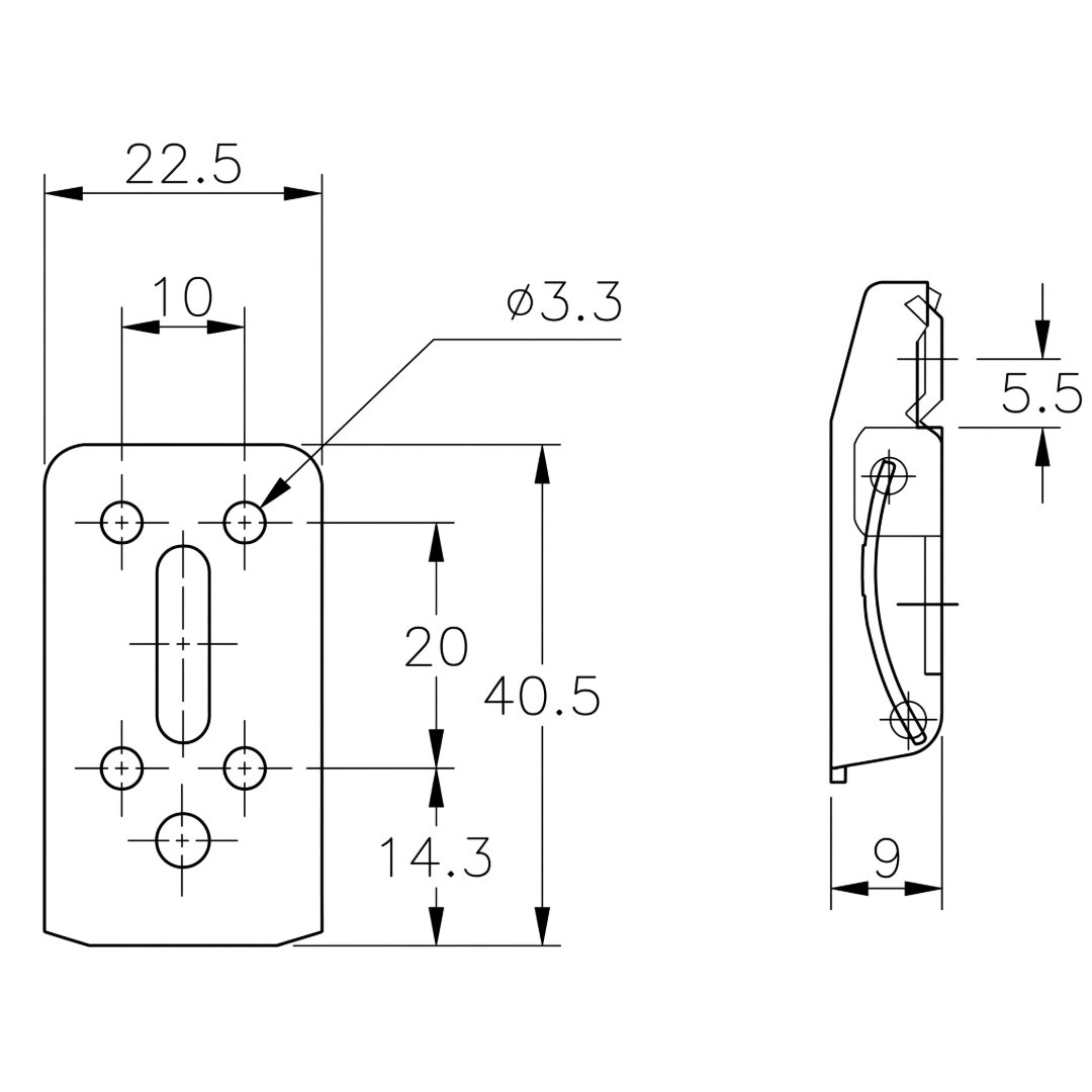 Stainless Steel Hidden Retainer Mini Over Centre Fasteners - Car Builder Solutions