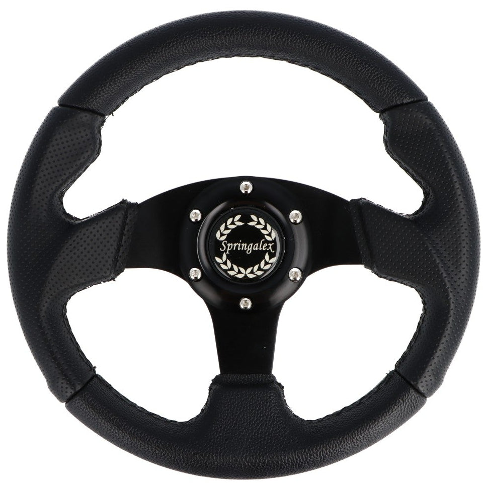 280mm Steering Wheel Brushed Aluminium