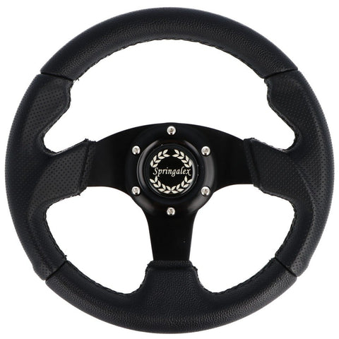 280mm Steering Wheel Brushed Aluminium