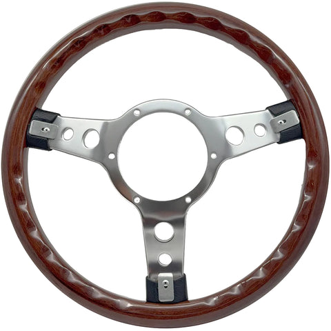 13.5" Wood Rim Steering Wheel