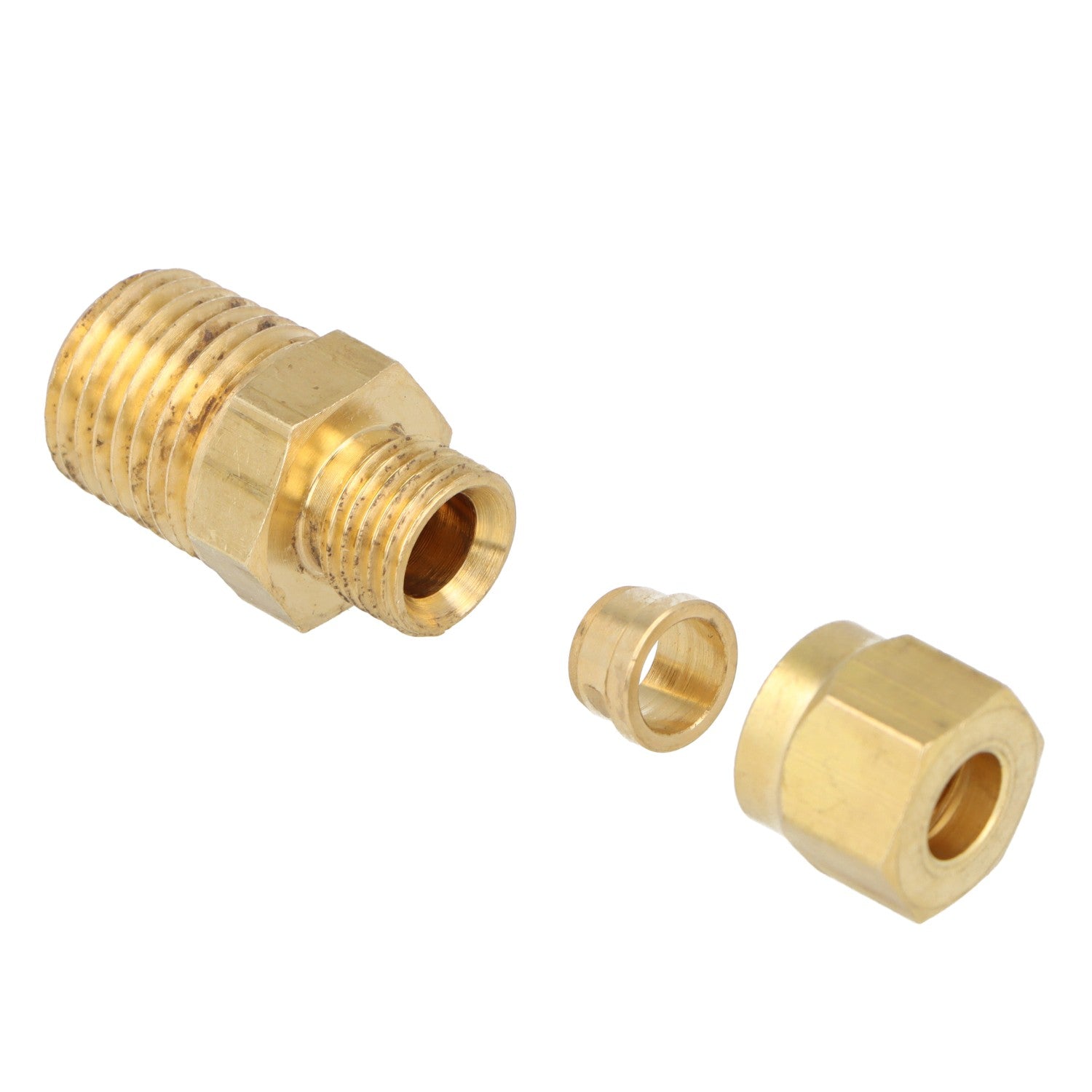 1/4" NPT Brass Union For Adjustable Fan Thermostat Probe - Car Builder Solutions