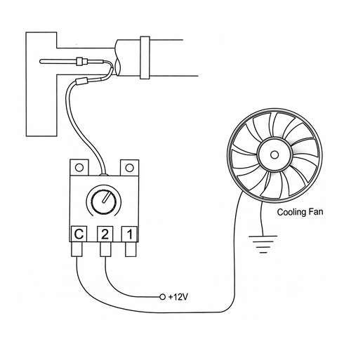 Adjustable Fan Controller Thermostat - Car Builder Solutions
